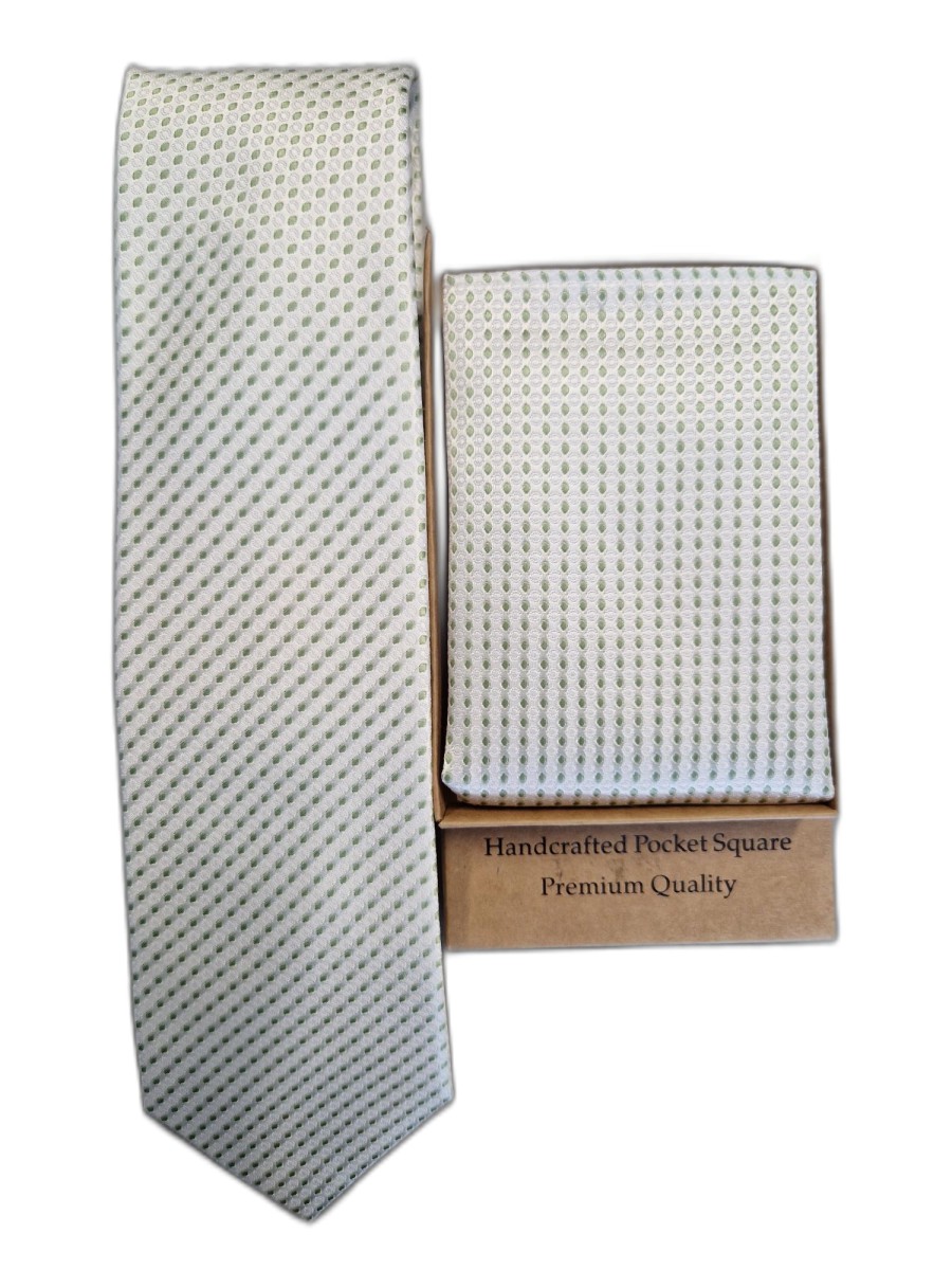 Necktie Progetto Premium ceremonial/ 100% silk + Pochet