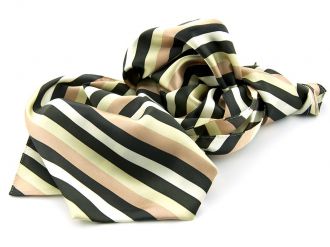 Scarf - 25x160 - polyester - multicolour ivory