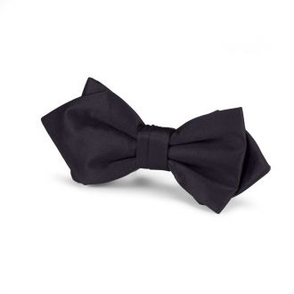 Bow tie - (POINT) - polyester satin - black