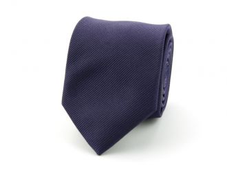 Necktie - polyester - dark purple