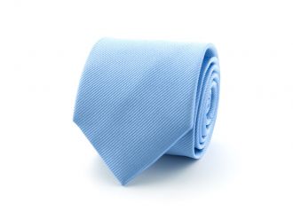 Necktie - polyester - light blue