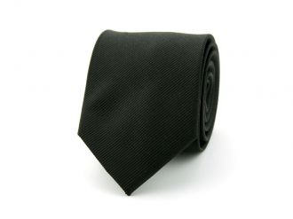 Necktie - polyester - black