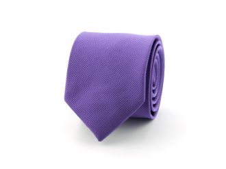 Necktie - polyester - purple