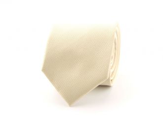 Necktie - silk - champagne - 7.5cm - NOS