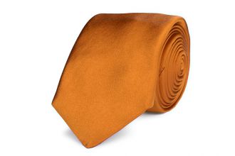 Necktie Progetto Premium / 100% silk / NOS / Orange