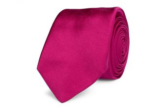 Necktie Progetto Premium / 100% silk / NOS / Fuchsia