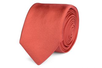 Necktie Progetto Premium / 100% silk / NOS / Coral