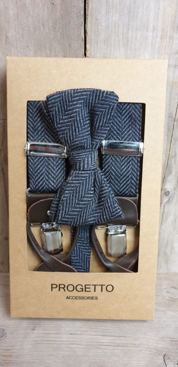 combi pack bow tie suspender