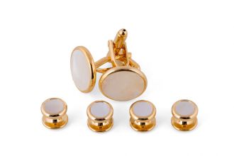 Manchetknopen incl. bijpassende studs Manchetknopen incl. bijpassende studs