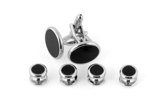 Manchetknopen met bijpassende studs Manchetknopen met bijpassende studs