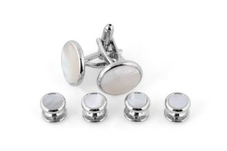 Manchetknopen met bijpassende studs Manchetknopen met bijpassende studs