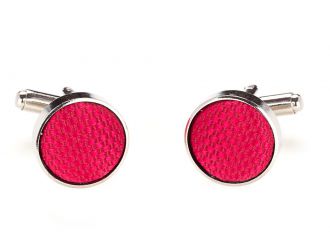 Manchetknopen - zijde - rood - NOS Manchetknopen - zijde - rood - NOS
