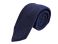 Stropdas - 50 wol 50 microfiber - 75-150cm - donkerblauw