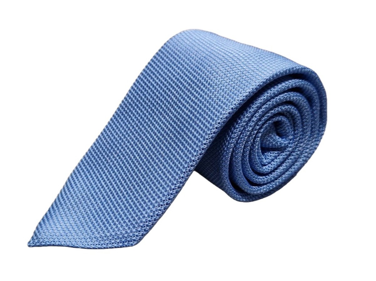Necktie - Silk Garza Fine - light blue