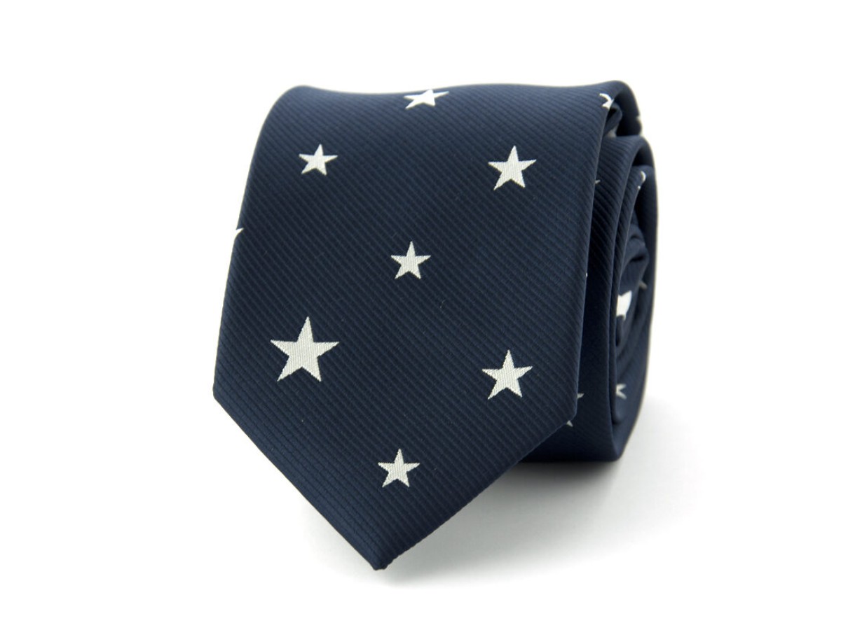 necktie star 75150 cm blue