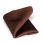 Pochet - zijde - bruin - 25x25cm - NOS