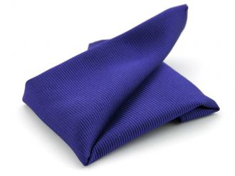 Pochet - zijde - donkerpaars - 25x25cm - NOS