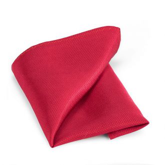 Pochet - zijde - rood - 25x25cm - NOS