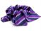 Paarse multicolor sjaal - 25x160 - polyester