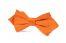 bow tie point polyester satin orange