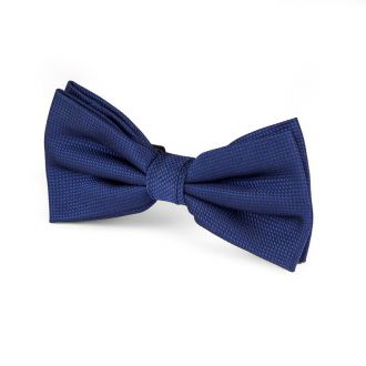 Strikje - zijde - donkerblauw - NOS