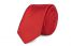 necktie polyester satin bright red 5cm
