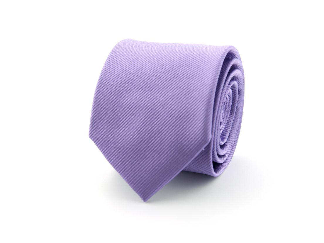 stropdas polyester uni nos paars