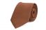 Stropdas - zijde - bruin - 75cm - NOS
